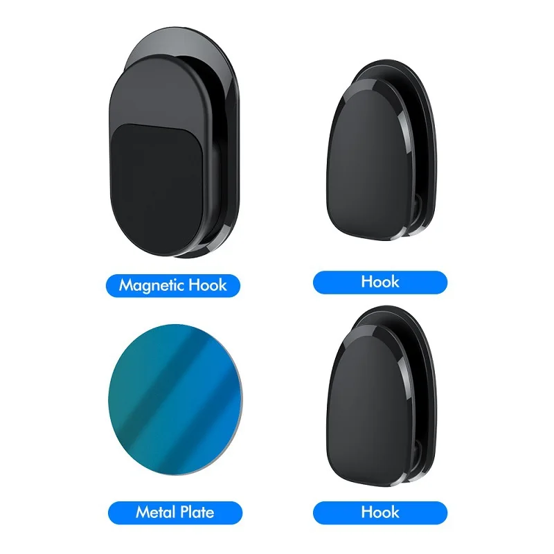 

Three-piece Car Magnetic Phone Holder Mini Wall Iron Sheet Sticker Metal Magnet Plate Disk Universal Smartphone Hook Sticker