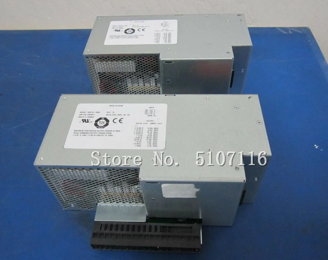 Для 6266 700W 97P3867 7000731-0000 блок питания будет полностью протестирован