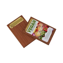 Ресторан банкнот заметка клип доска деревянный файл написание подушки держатель