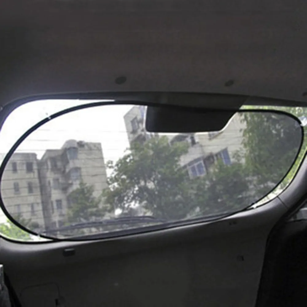 

Car Sunshade All Black Rear Window Mesh Rear Gear Nylon Mesh Car Sunshade Uv Reflector Protector 100*50cm