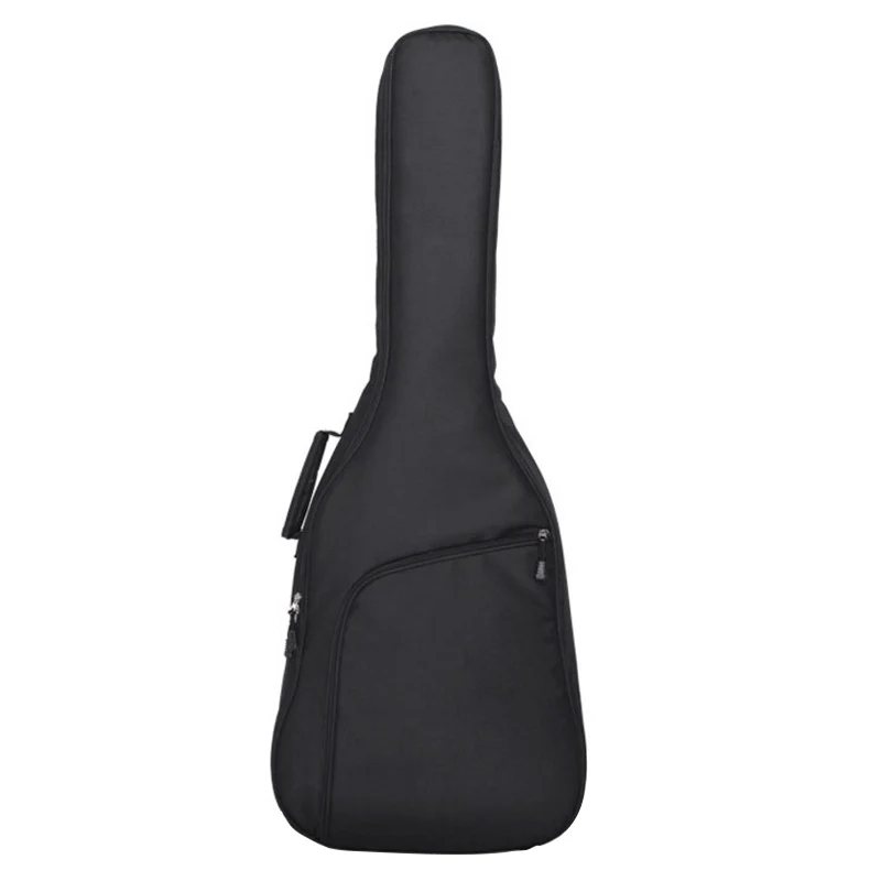 38/39 40/41 дюймов Оксфорд ткань чехол для гитары Красочные края Gig Bag двойные ремни Мягкий 10 мм хлопок мягкий водонепроницаемый рюкзак Лидер продаж - Цвет: Черный