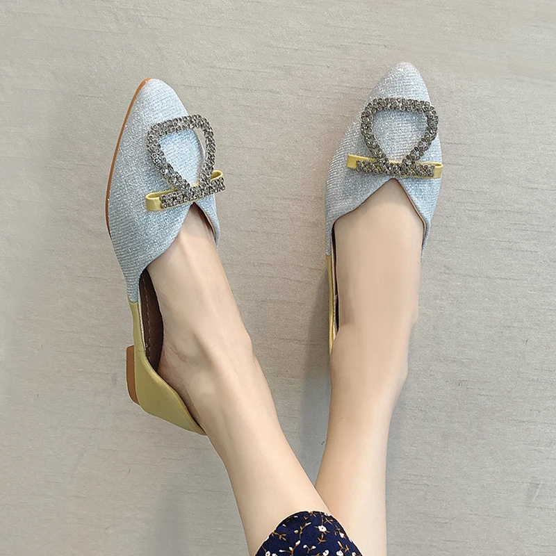 

Shoes Woman 2019 Pointed Toe Casual Female Sneakers Autumn Designer Brand Luxury Women All-Match Flats Shallow Mouth New Boat