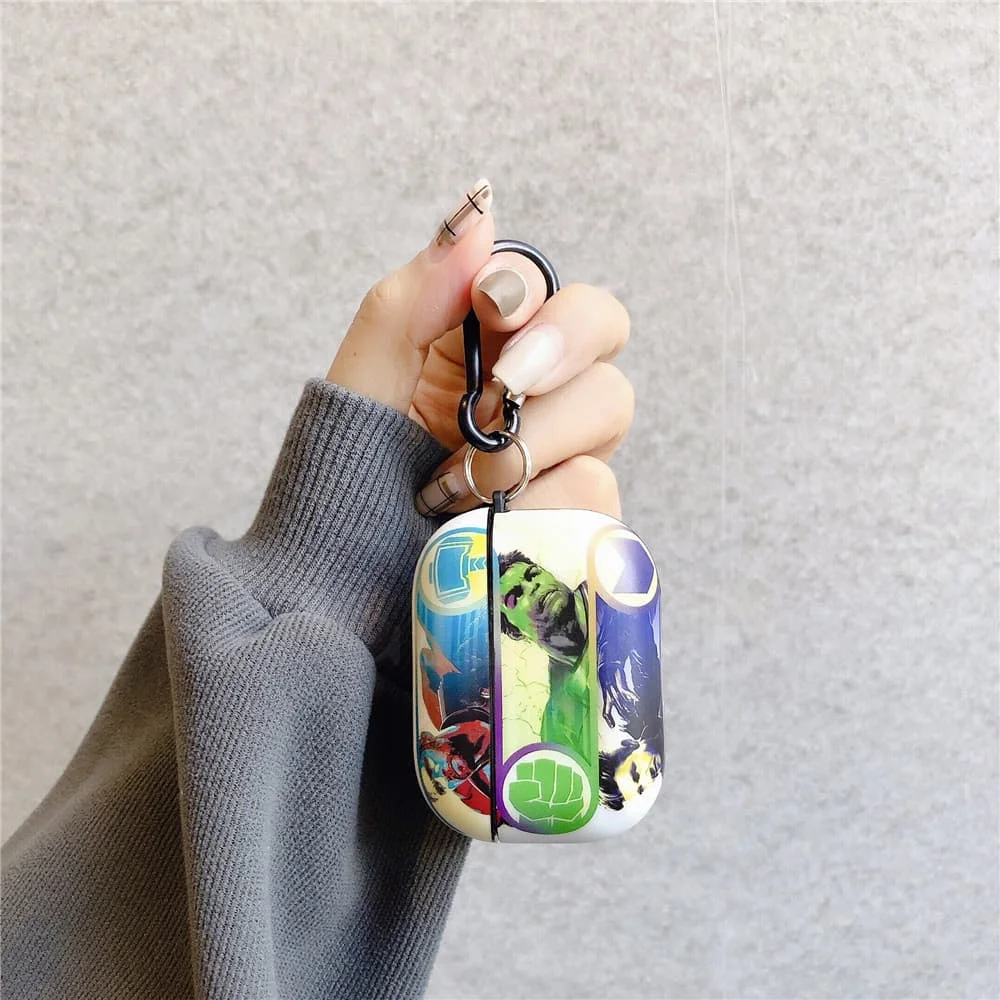 Роскошный чехол для наушников Marvel Hero для Airpods Pro, аксессуары, защитный чехол, антилип для Apple, наушники, сумки, противоударный Мститель