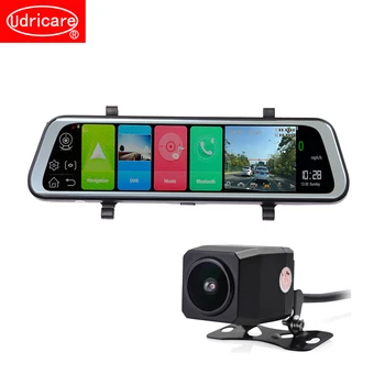 

Udricare 12 inch ADAS 4G WiFi Bluetooth Android 8.1 GPS Navigation 2G RAM 32G ROM Dual Lens DVR Full HD 1080P Rearview Mirror