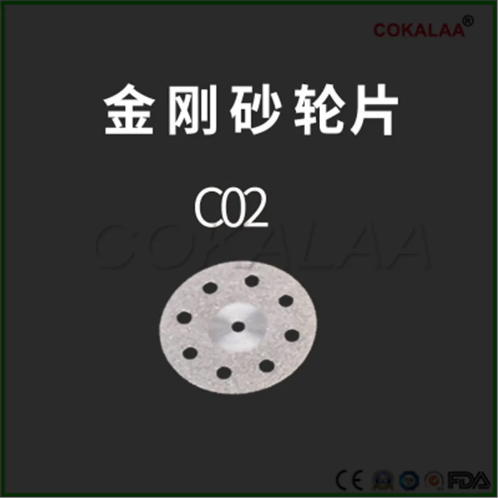 C02 19mm 0.25mm 50 шт. стоматологический алмазный шлифовальный диск пилы ультратонкий песок резки пленки ювелирные изделия Deture шлифовальный станок роторный инструмент - Цвет: C02 19mm 0.25mm