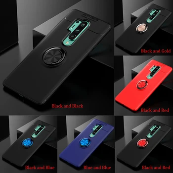 

50pcs/lot Invisible Stand Case For Oneplus 8 Pro 360 Degree Rotary Buckle Ring Frosted TPU Cover For Oneplus 8 Pro