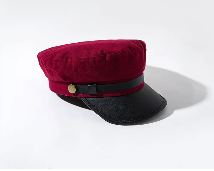 Английская винтажная женская темно-синяя шапка, осенняя зимняя теплая шапка, Черная женская остроконечная шапка s, женские шапки, шапка женская