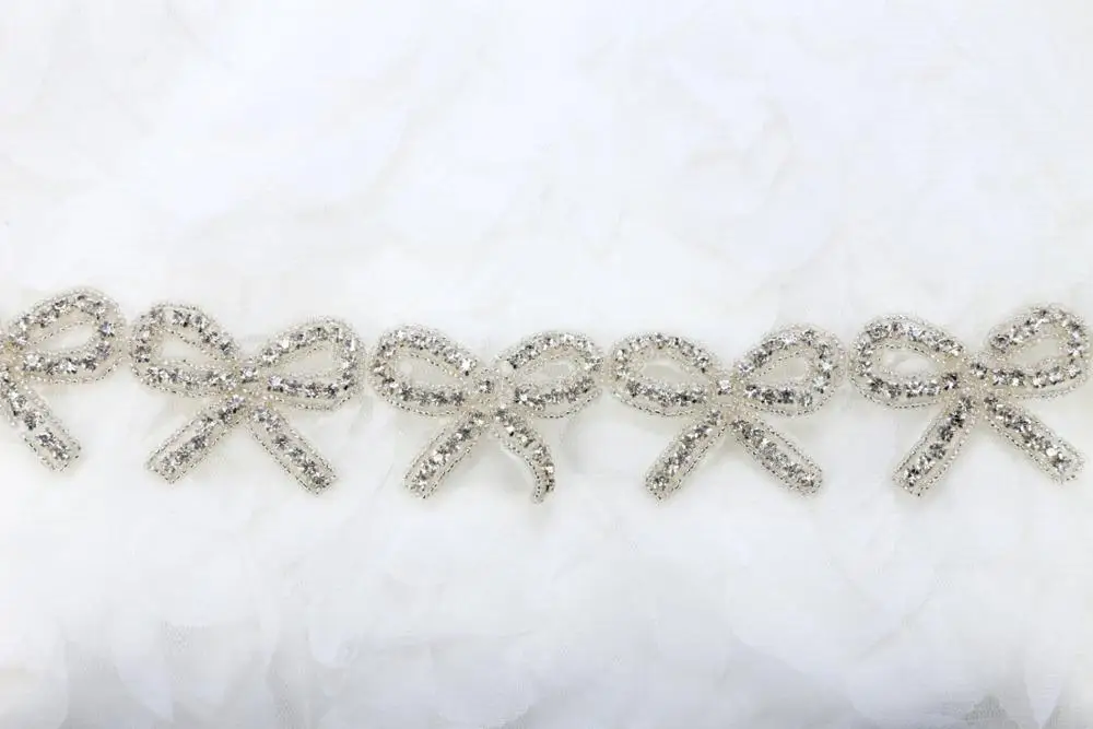 RA-028-10pcs ShiDianYi серебряные стразы аппликация пояс невесты кристалл жемчуг ленты Свадьба для свадебная одежда подружки невесты платья 10PCS-RA028-C515 - Цвет: RA-028-10pcs