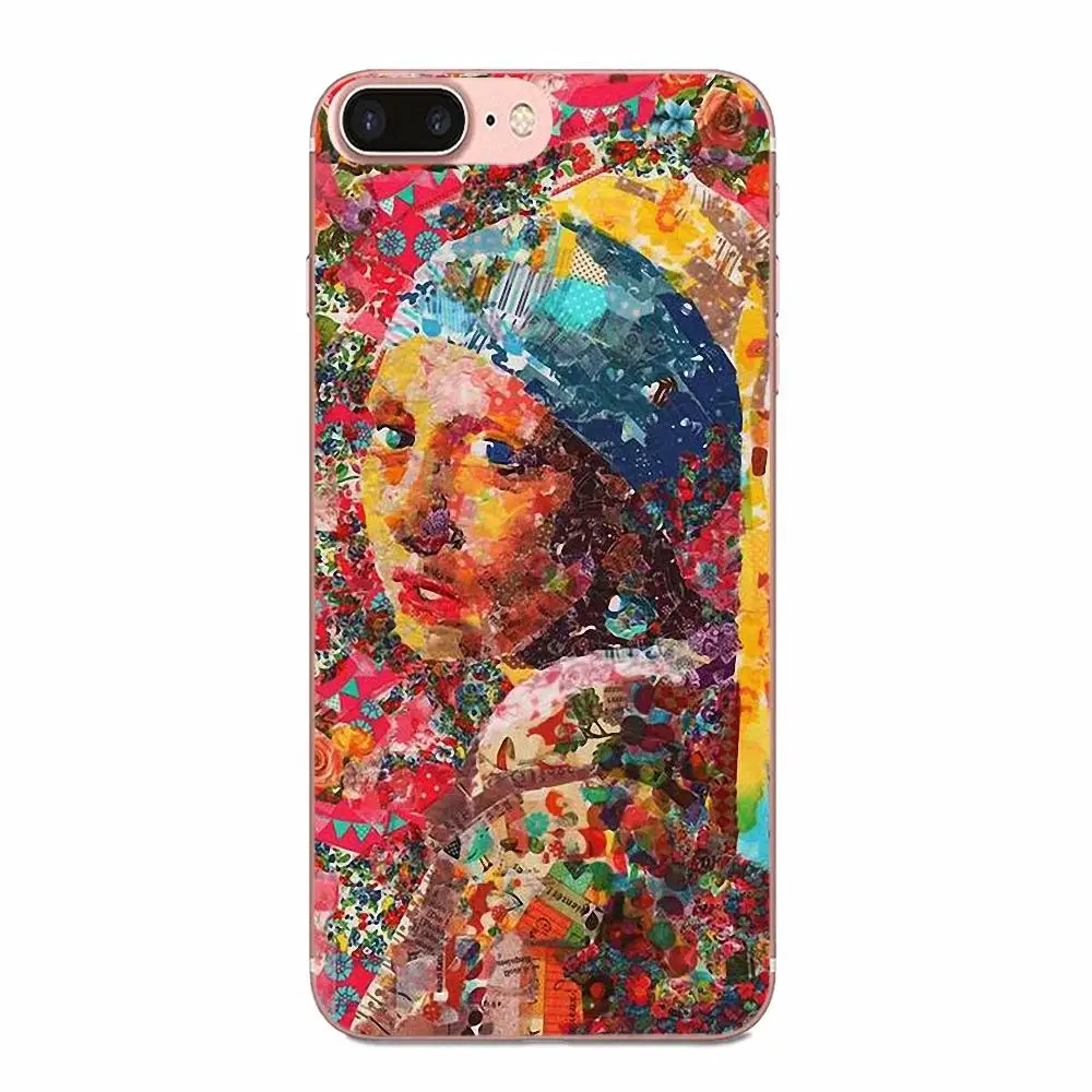 Девушка с жемчужной сережкой Вермеера для LG G2 G3 G4 G5 G6 G7 K4 K7 K8 K10 K12 K40 мини стилус ThinQ - Цвет: as picture