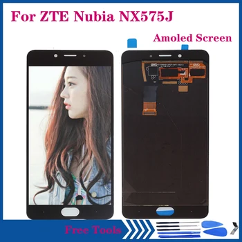 

Amoled Display For ZTE Nubia N2 NX575J LCD DISPLAY Touch Screen Digitizer Assembly for nubia n 2 OLED Repair parts
