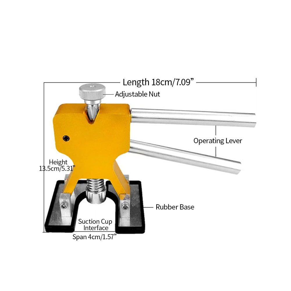 Безболезненный набор инструментов для ремонта вмятин Регулируемый инструмент для ремонта вмятин инструмент для ремонта автомобиля и удаления вмятин автомобиля