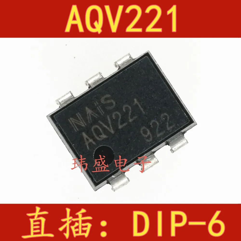 10 шт. AQV221 DIP-6 AQV221N AQV221AN | Электронные компоненты и принадлежности