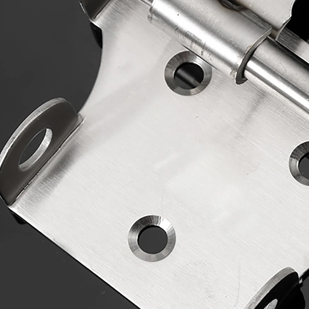 

Hardware Gate Trumpet Lock Durable Slide Bolt Home Anti-theft Hasp Door Latch Practical Stainless Steel Staple Safety