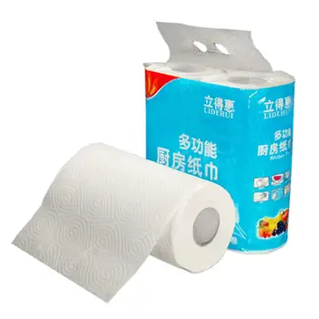 

Fexport 2Rolls Paper Towels Kitchen Water Absorption Oil Absorption Napkin for Home Kitchen