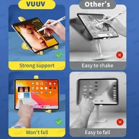 VUUV 데스크탑 접이식 태블릿 홀더 4.7 ~ 12.9 인치 범용 휴대 전화 태블릿 스탠드 Xiaomi 삼성 화웨이 iPad 스탠드 1