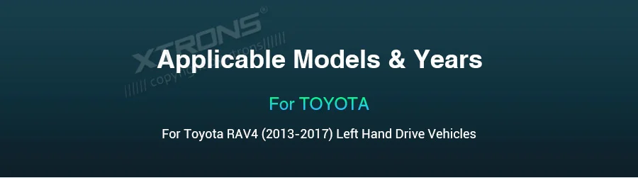 XTRONS 10,1 ''ips Android 9,0 DSP Автомобильный мультимедийный стерео радио плеер для Toyota RAV4 2013- левый руль gps без DVD