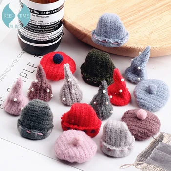 

Ritoule DIY accessories wool ball pointed hat round hat cap earrings and creative hair hair rope material 4pcs