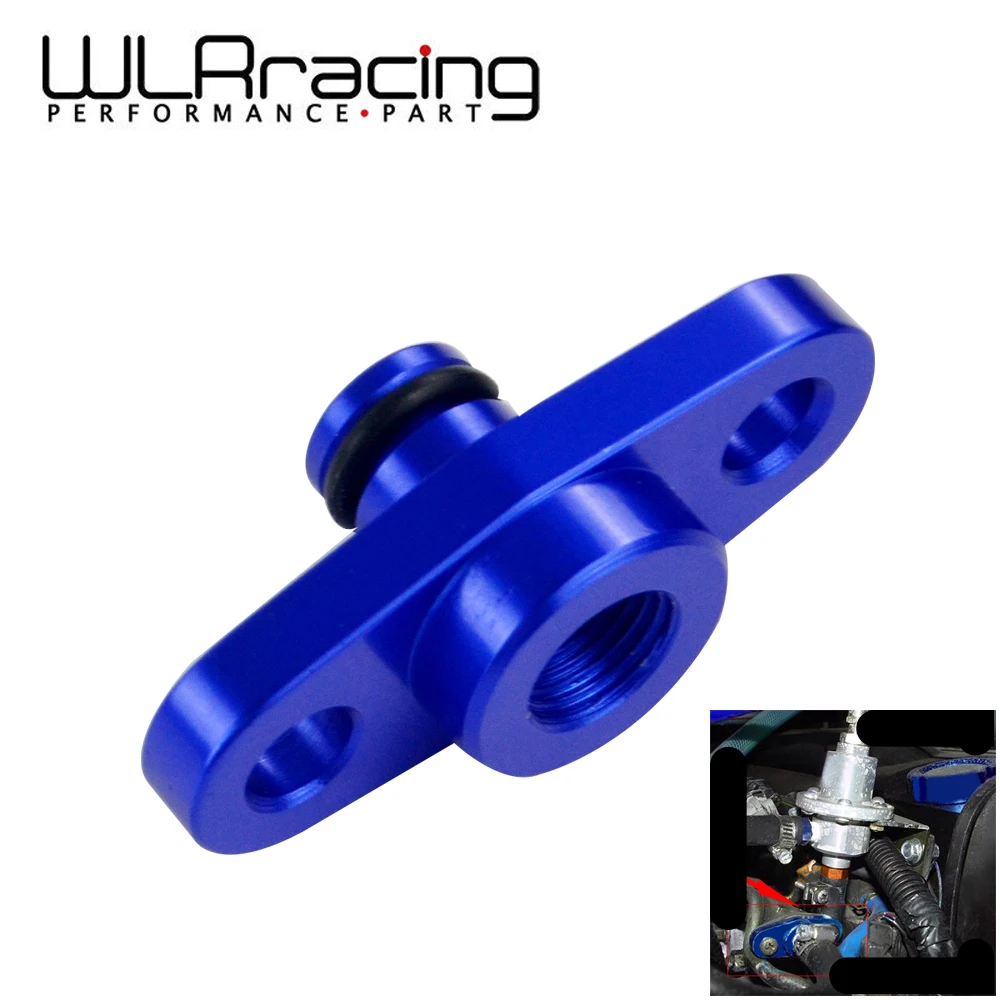 WLR RACING 1/8 NPT регулятор давления топливной рейки адаптер синий для NISSAN TOYOTA SUBARU|fuel rail