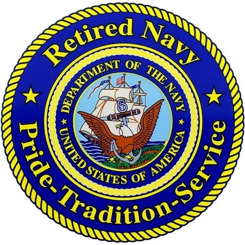 Для 4x receed Navy Pride-традиционное обслуживание прозрачная наклейка