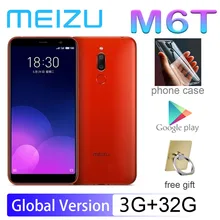 Smartphone 98%New MEIZU M6T 3G RAM 32G ROM 5.7'' Full Screen Global Version MT6750 Android 7.0 Cellphone