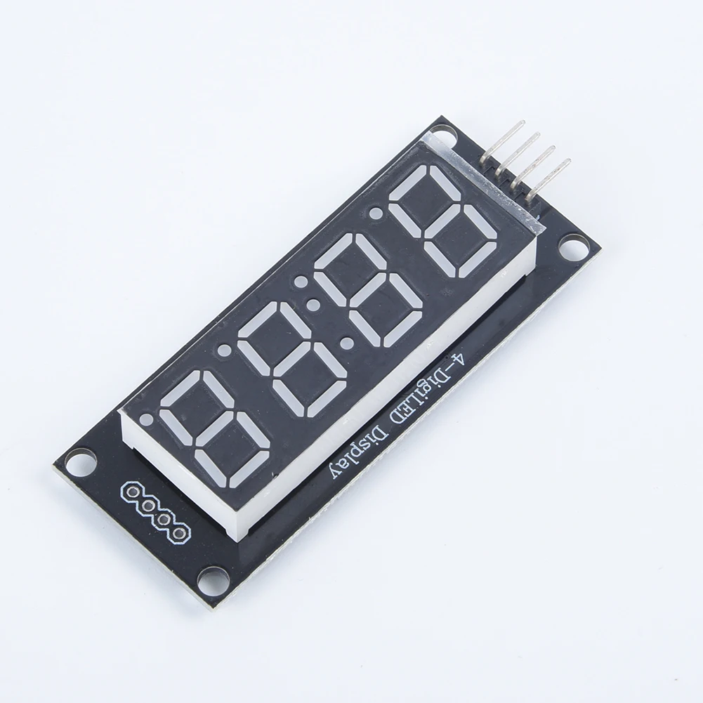 1* 7-Segment Display Tube 4-Digit LED Module Board Parts For Arduino TM1637.h |