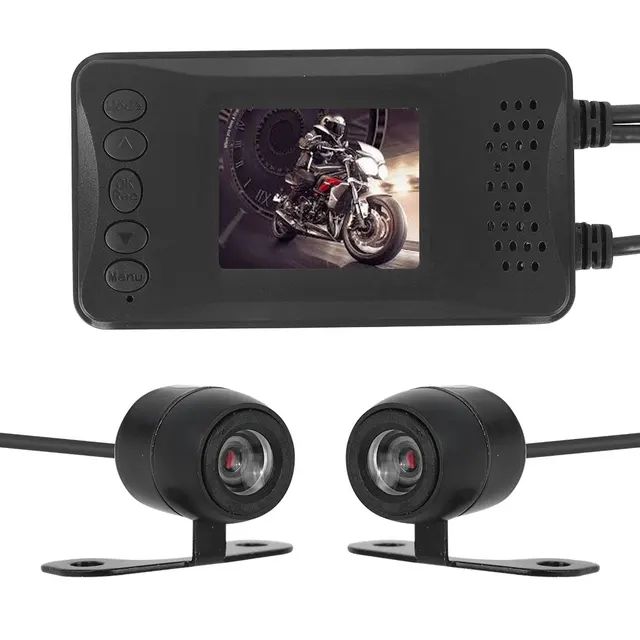 Richtlijnen Graden Celsius Ga op pad 1.8 Inch Motorcycle Action Camera Recorder Hd Dvr Voor en Achteruitrijcamera  Waterdichte Motorfiets Dash Cam Zwart Nachtzicht|DVR-/dashboardcamera| -  AliExpress