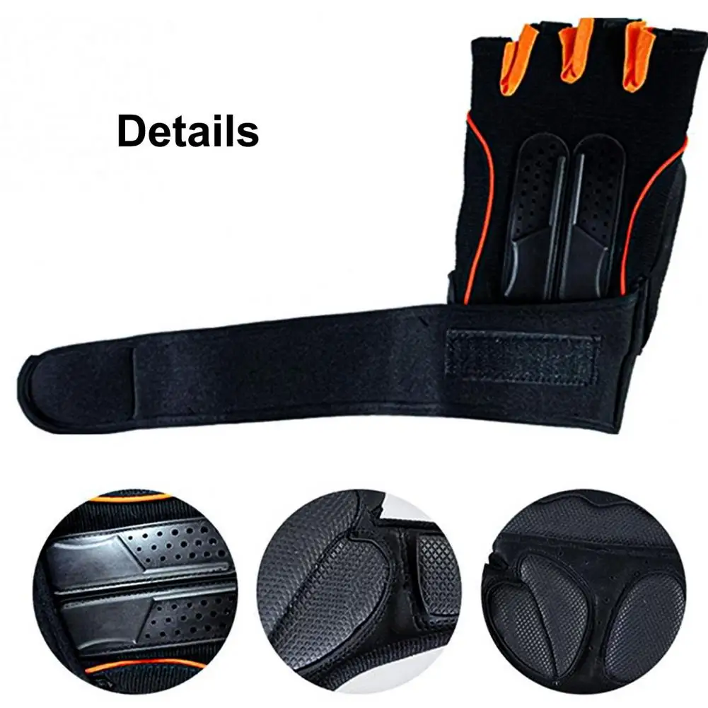1 Pair Fitness Gloves Anti-Slip Strength Training Half Finger Outdoor Weightlifting Sports Training Gloves for Men and Women