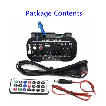 

220V 50W Auto Bluetooth HiFi Bass Stereo Verstärker Amplifier USB SD TF MP3 FM