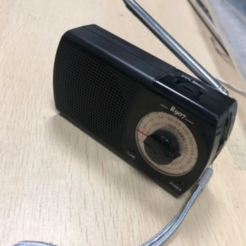 Portable AM FM Radio Pocket with Headphone Jack Best Reception Battery Operated By 2 AA Battery Not Included 