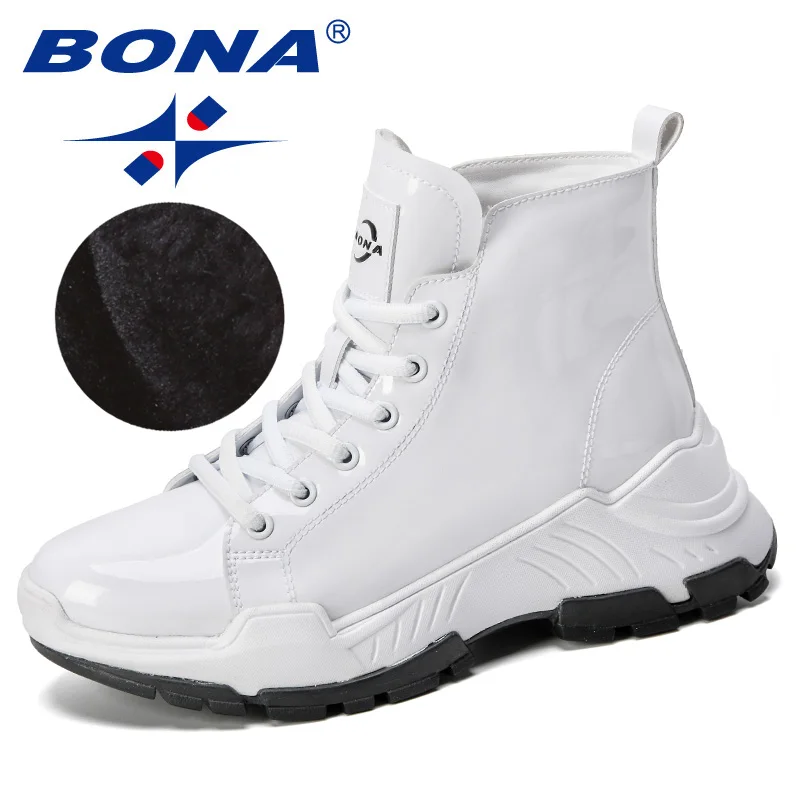 BONA/Новинка 2019 года Дизайнерские модные женские кожаные ботинки с нарисованными