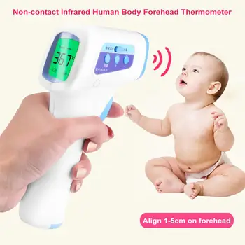 

Baby Child Adult Forehead Electronic Thermometer Non-contact Infrared Human Body Thermometer #CO