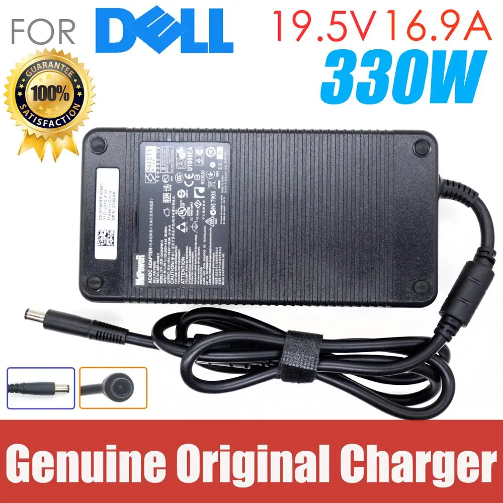 Genuine 19.5V 16.9A 330W Ac Adapter Per Dell Alienware R1 R5 R3 17 R2 R4 M18 M17X M18X X51 M15 Adp-330Ab B D Y90Rr Caricatore Di Potere