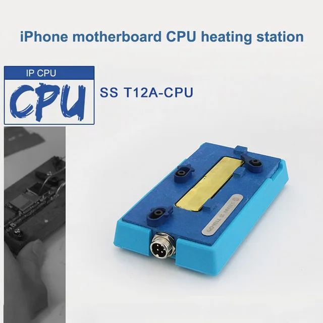 Материнская плата Процессор IC чипы распайки нагревательная станция для iPhone X XS MAX паяльник ремонт инструмент разборка платформы SS-T12A - Цвет: T12A-CPU