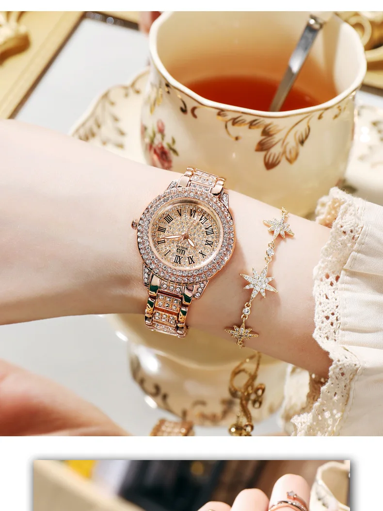 2022 Fashion Watch Rose Gold Watch Women Watches Ladies Steel Women's Bracelet Watches Female Relogio Feminino Montre Femme