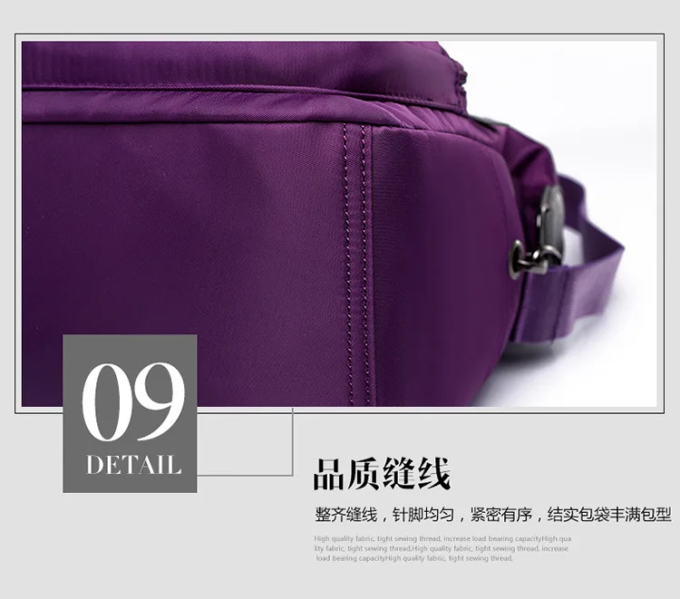 Женская сумка Bolsa Feminina, водонепроницаемая нейлоновая сумка-мессенджер, Женская Большая вместительная сумка через плечо для женщин