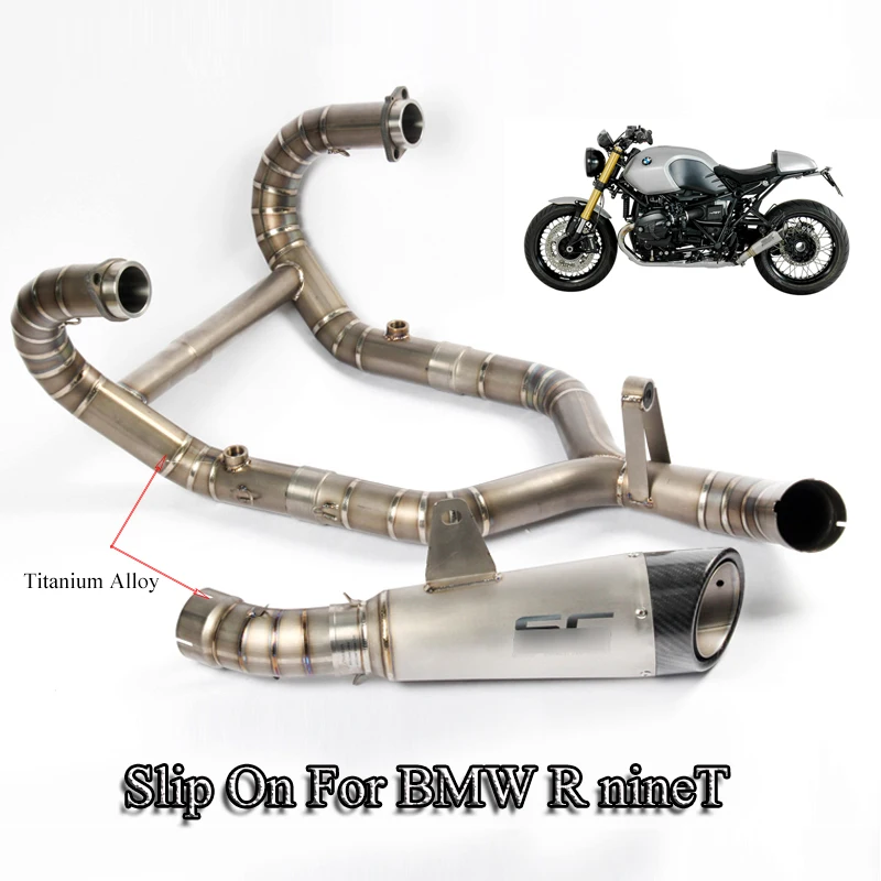 

R Nine T Exhaust System Pipe Set Motorcycle Titanium Hearder Front Link pipe Connect Mufflre Tail Pipe For BMW R Nine T Slip On