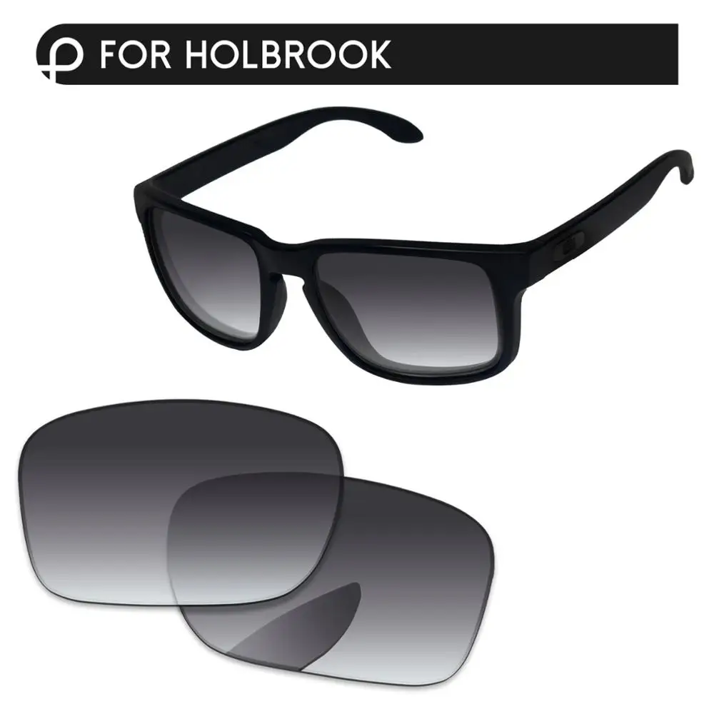 PapaViva Сменные линзы для аутентичных солнцезащитных очков Holbrook OO9102 Поляризованные-несколько вариантов - Цвет линз: Grey Gradient