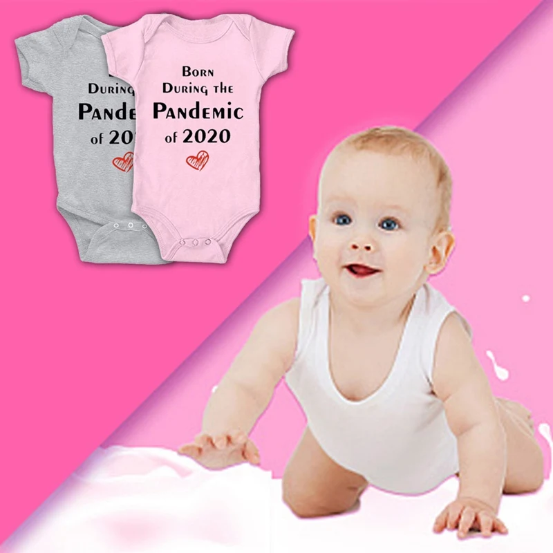 born in 2020 romper