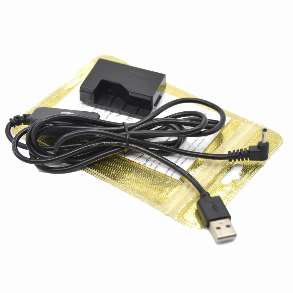 ACK-E10 Adapter USB Power Bank Cable+DR-E10 Dummy Battery LP-E10 DC Coupler For Canon EOS 1200D 1300D 1500D 2000D X80 X90 T6 T7