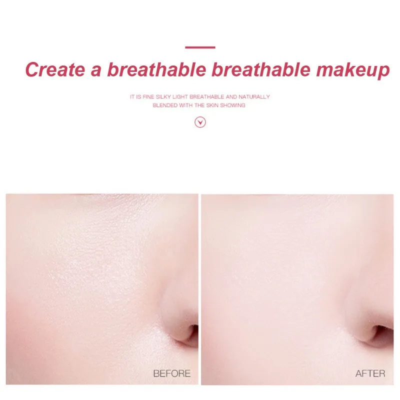 Wholesale Breathable Pressed Powder Thin And Light Even Skin Color Easy To Apply Cover Defects Makeup Powder Cosmetic
