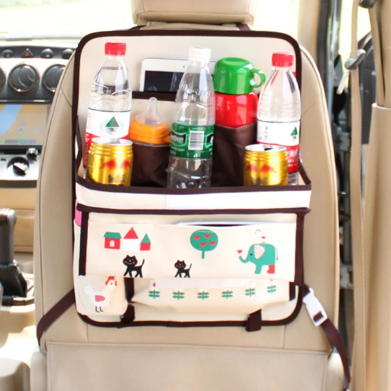  Waterproof Universal Baby Stroller Bag Organizer Baby Car Hanging Basket Storage Bag Car Storage Ba