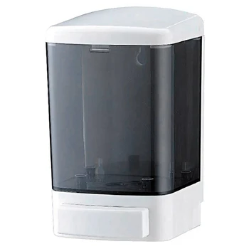 

Manual Soap Dispenser-Kitchen Bathroom Wall Mount Soap Dispenser Liquid Soap Case Shampoo Gel Room Dispenser Single Head Manual
