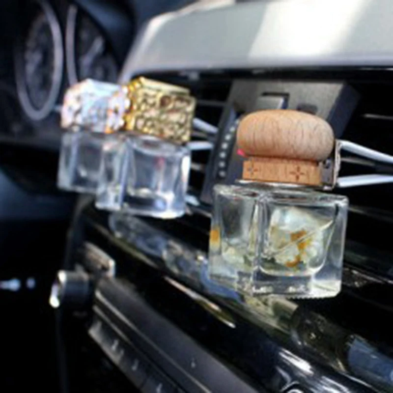 1 шт. автомобильный освежитель воздуха пустая стеклянная бутылка авто автомобиль висящий ароматный освежитель воздуха Автомобильная Парфюмерия бутылка для Авто/дома/офиса украшения