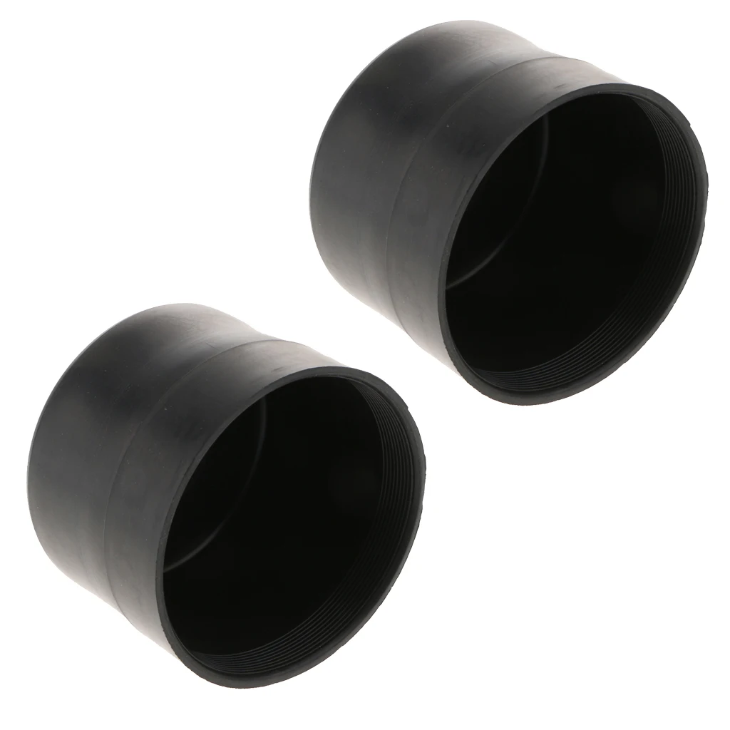 2X Universal Rubber Housing Seal Cap Dust Cover Car LED Headlight 75X60mm