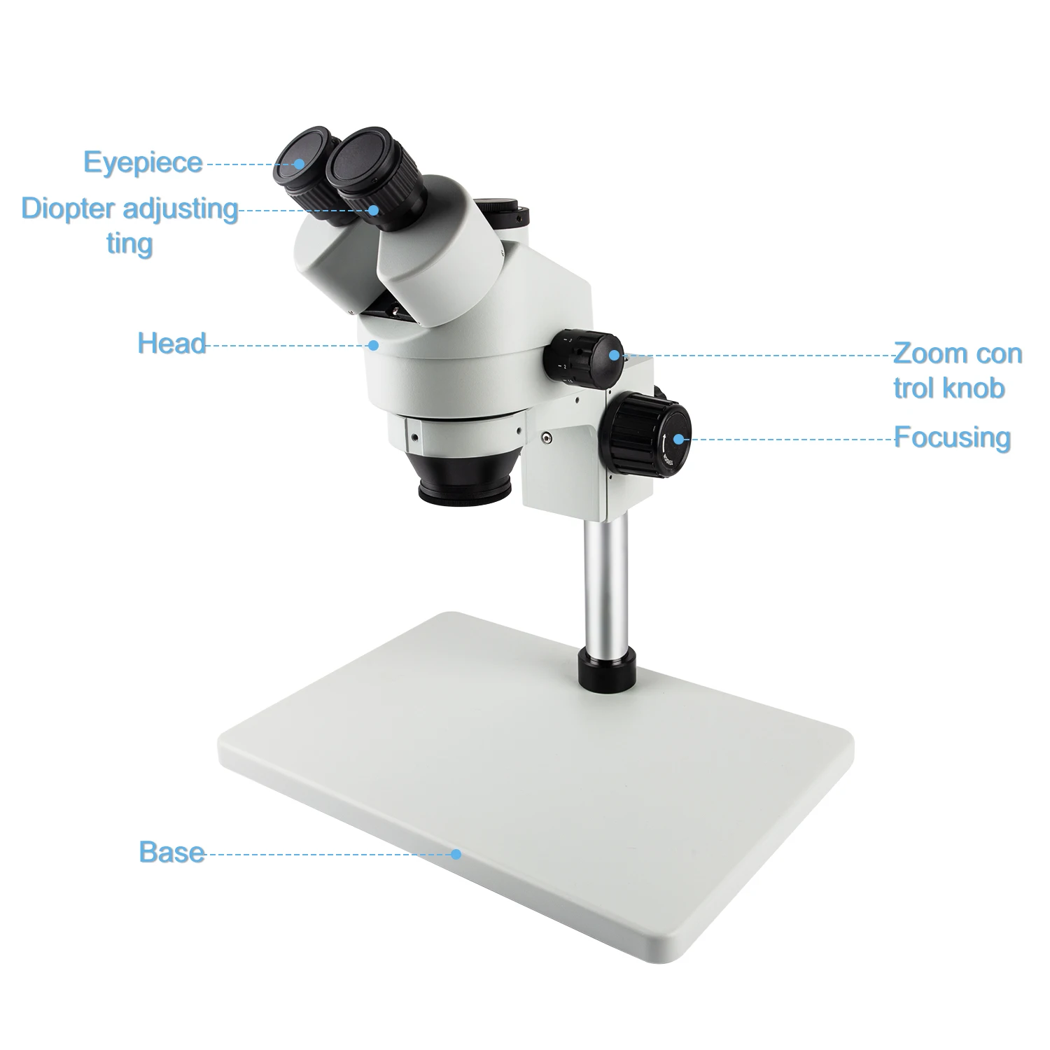 US $129.99 HDMI VGA Video Camera 35X90X 7X45X Big Base SimulFocal Stereo Microscope Trinocular Microscope Set For PCB Soldering Repair