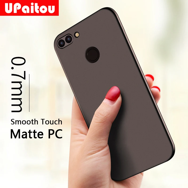 UPaitou Hard Matte Case for Huawei Y6 Y7 Prime Pro Y9 Y5 2019 2018 360 Full Cover PC Protection |