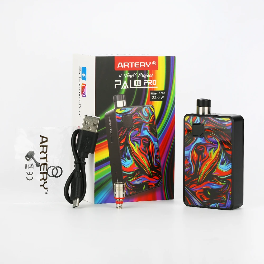 Артерия PAL 2 Pro Pod Kit MTL& DTL электронная сигарета комплект с аккумулятором 1000 мАч и 3 мл Pod Pal II Vs Drag Nano/Vinci X