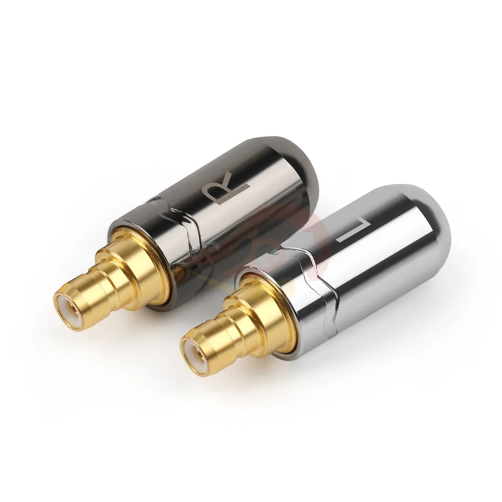Headphone Jack Adapter For IE400 IE500 IE40pro IE400pro IE500pro HIFI Earphone Pins Audio Plug Wire Connector Black Silver