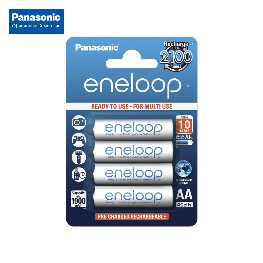 Аккумуляторы Panasonic eneloop(AA) BK-3MCCE/4BE