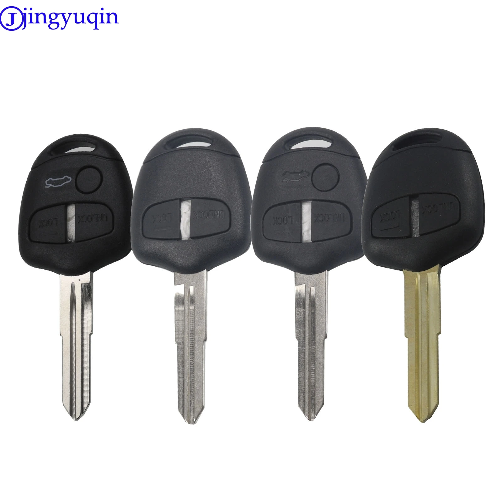 

jingyuqin MIT11 / MIT8 blade 2/3 button remote control car key case for Mitsubishi Pajero Sport Outlander Grandis ASX